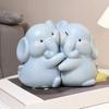 1 Pair Hug Duck Book End Cartoon Anti-slip Heavy Duty Resin Craft Home Office Desktop Book Stopper Holder Animal Ornament Figure Figurine Statue