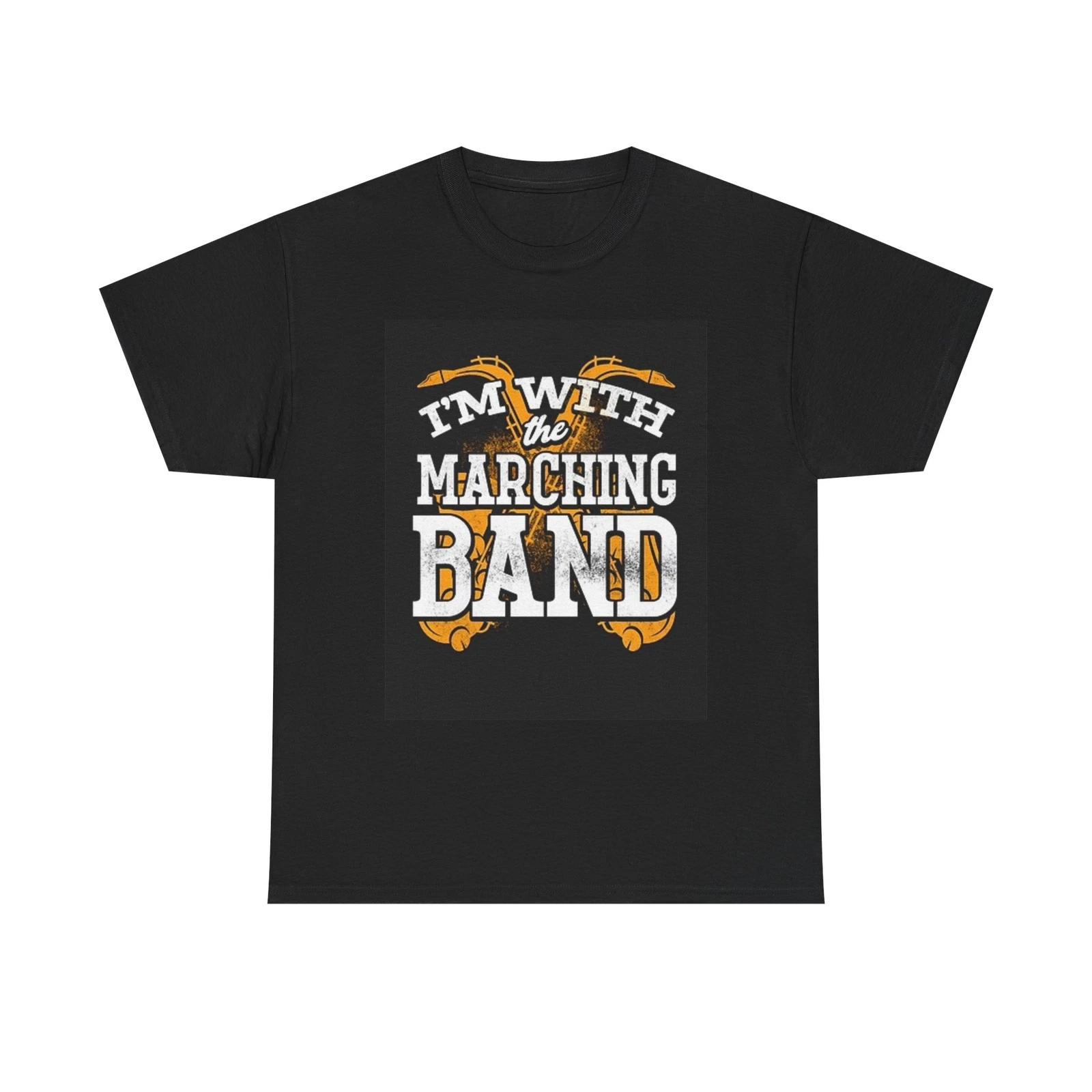 Men s and Women s T-shirts Im With The Marching Band M