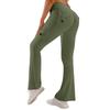 Women’s Yoga Leggings Outdoor Sports Fitness Multi-Pocket Flare Pants Work Trousers