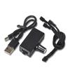 Adjustable PC Cooling Fan Speed Controller USB To 4Pin Adapter Cable DC5V To 12V Power Converter with 2/3 Way Splitter