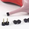 Quiet Walking Heel Pads Caps With Antislip Design Includes Pliers and Storage Case Women's High Heel Tips Replacement