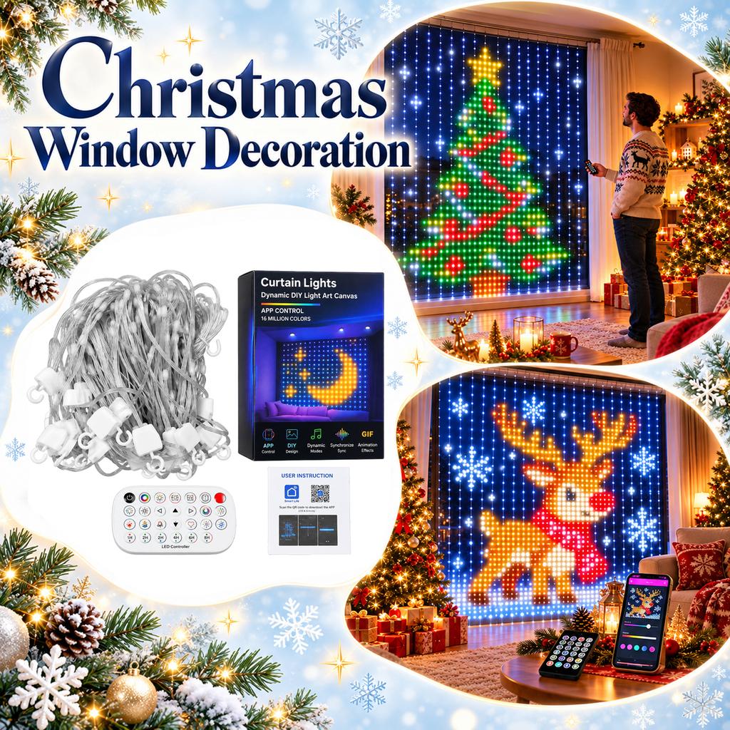 Curtain Lights for Home and Holiday Decoration