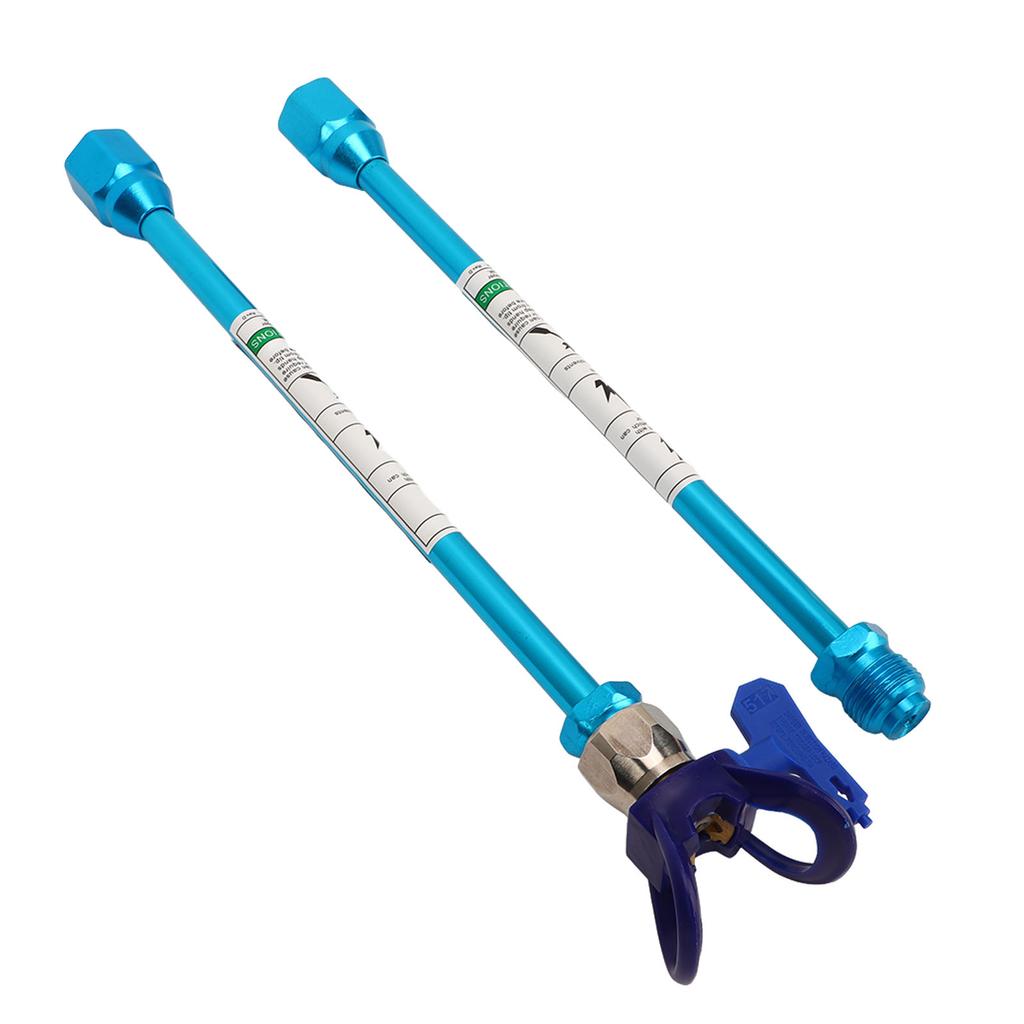 2PCS Spray Extension Rod G7 8 14 Stainless Steel Sprayer Tip Extension Pole Replacement for Home Blue