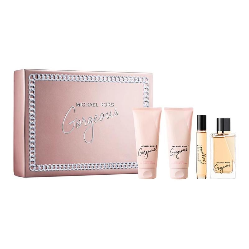 MICHAEL KORS Gorgeous EDP 100ml+10ml+Shower Gel 100ml+Body Lotion 100ml коричневый