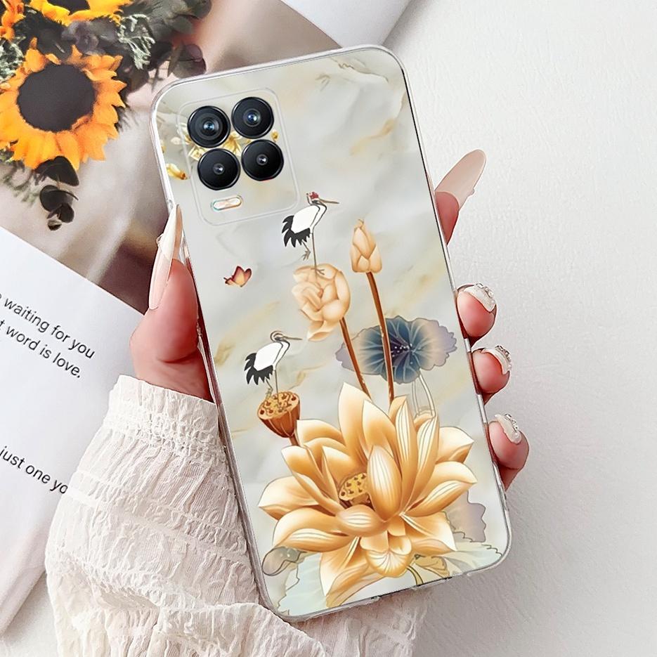 For Realme 8 4G Case Realme8 Pro RMX3081 Popular Fashion Painted Cover Soft Slim Phone Case For Realme 8 Pro Realme8 8i 4G Shell