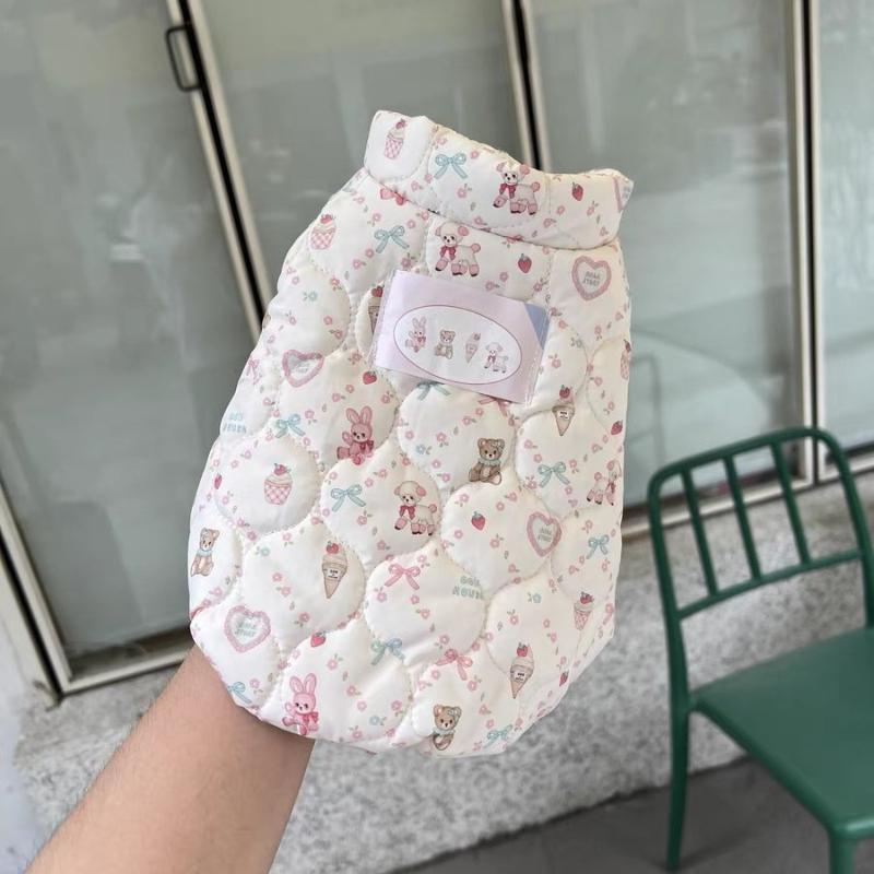 Autumn and Winter Dog Cat Warm Cotton Clothes Pet Vest Jacket
