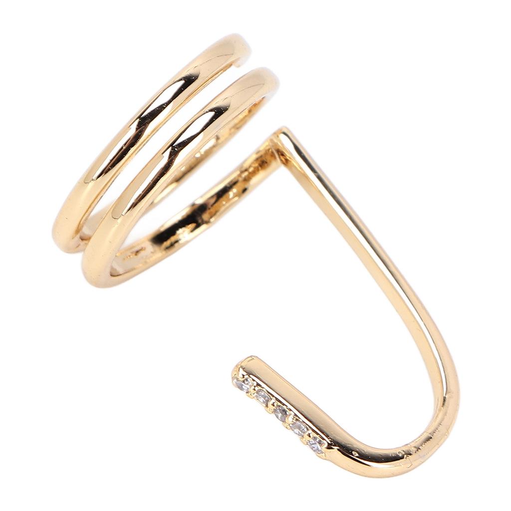 Decorative Nail Ring Fashion Fingertip Jewelry Nail Art Ring Ladies Wearing Nail Accessories