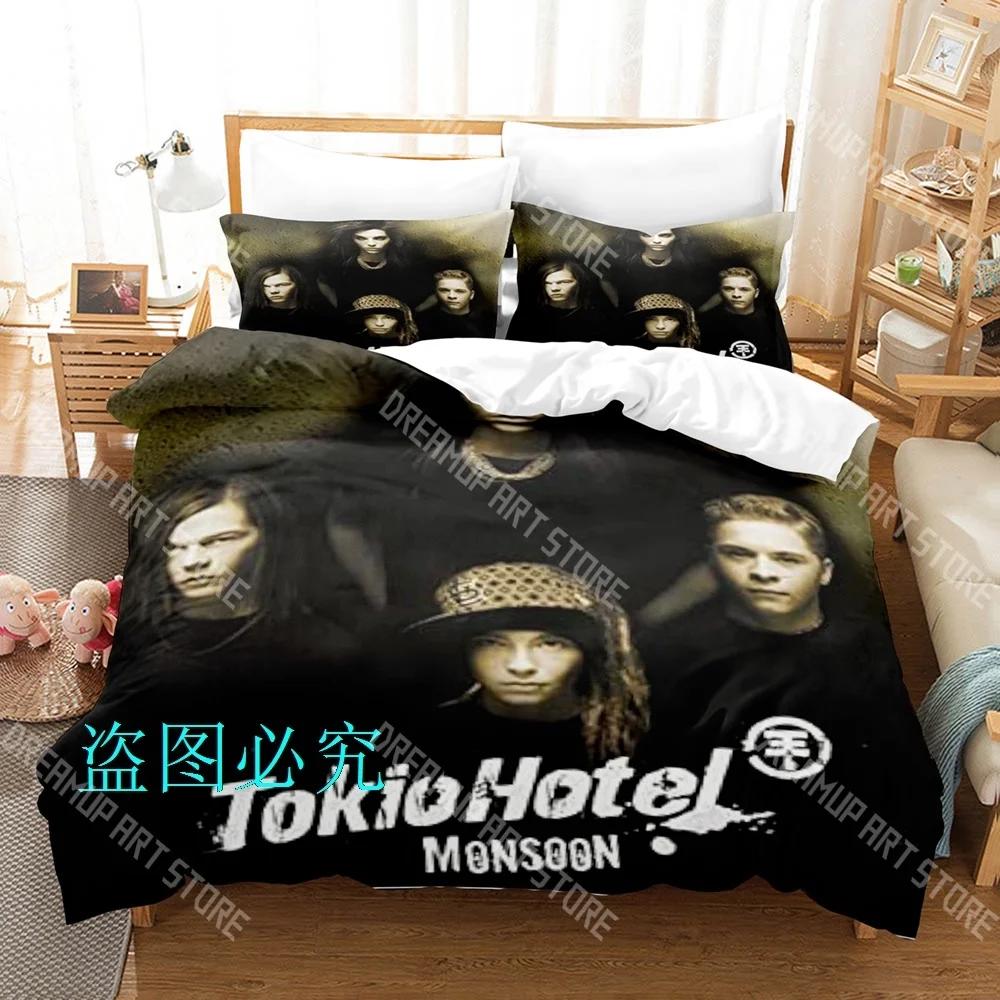 3D Print Tokio Hotel Album Bedding Set Single Twin Full Queen King Size Bed Set Adult Kid Bedroom Duvetcover Sets