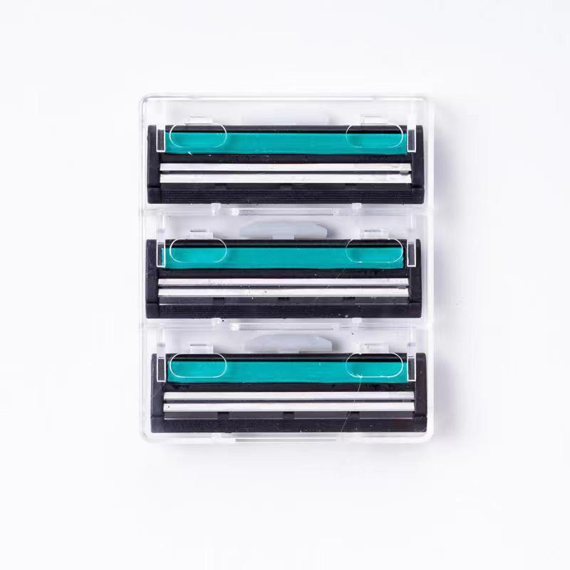 

Двухслойное лезвие для ручной бритвы для мужчин и женщин Double blade (pack of 3)