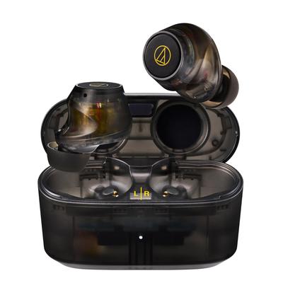 Audio-Technica ATH-CKS30TW+(E) Earphones Bluetooth Noise Canceling Heavy Bass IP55 Waterproof and Dustproof Multi-point TBK Skeleton