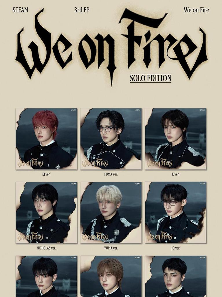 &TEAM 3rd EP 'We On Fire' SOLO EDITION