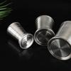 Stainless Steel CollapsibleCup Camping Retractable Telescopic Travel Toiletry Cup Outdoor Folding Cup