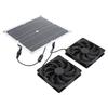 Kit de ventilateur à panneau solaire 12 W 18 V Ventilateur d'extraction solaire jusqu'à 3 000 tr/min IP65 étanche pour petit poussin extérieur