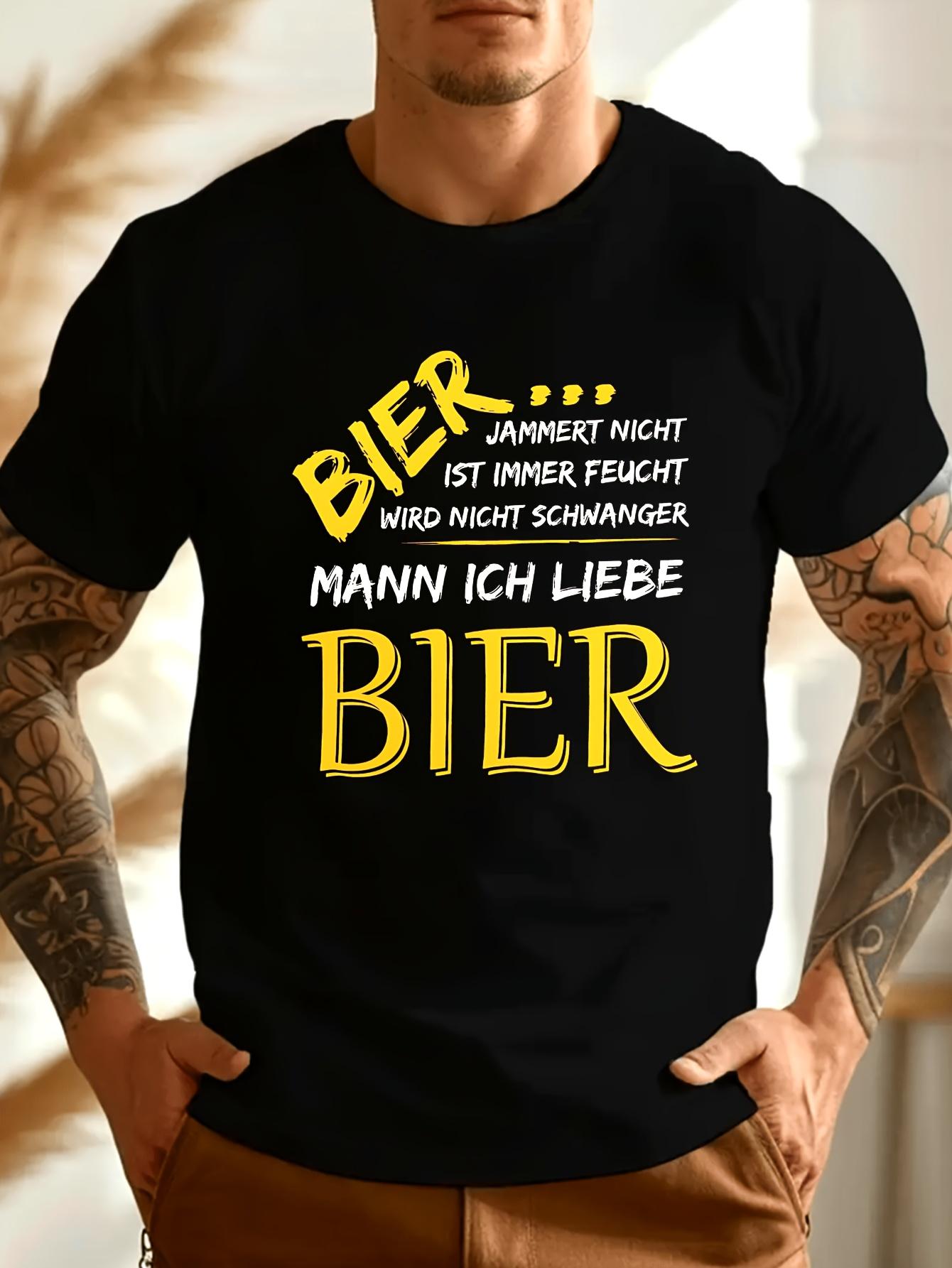 T-Shirt y2k German Beer Lover T Black 4XL