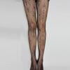Jacquard Rose Flower Fishnet Stockings Sexy Stocking Seamless  Pantyhose Lady Tights Girl Body