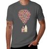 Balloons T-Shirt Casual Lightweight Short Sleeve Top