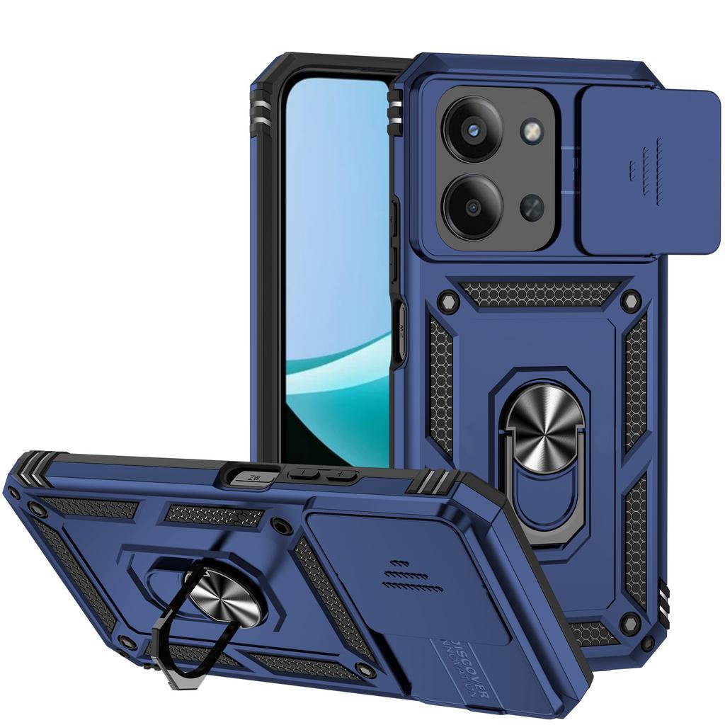 Anwendbar für Xiaomi Redmi 15C militärisches Schiebefenster Handyhülle Redmi 14C Halterung Redmi Turbo4Pro Schutzhülle