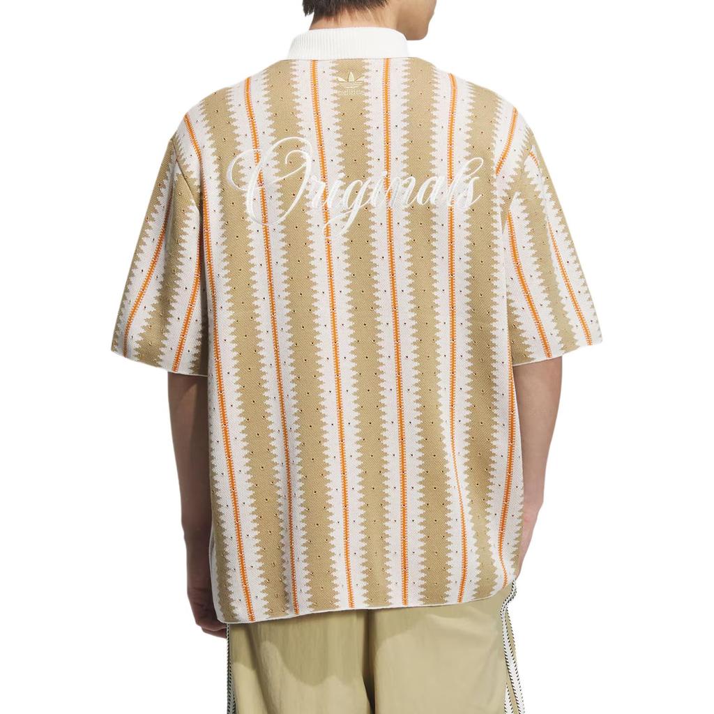 adidas Originals Resort Crochet T-Shirt Men Tops KE5834