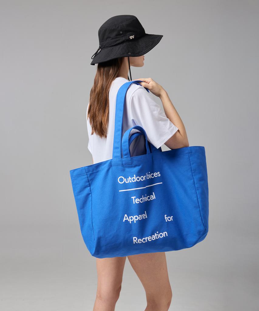 Outdoor Voices Signature Canvas Shoulder Bag (Ov Blue)