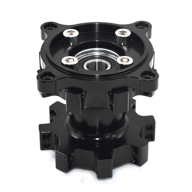 Front CNC Aluminum Rim Hub 15MM Wheel Axle Hole Front Rims Hubs  For 10  12 14 17 inch Dirt Pit bike Motocross Wheel Tyre чёрный