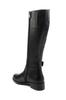 Women Modern Stylish Fashion Boots Genuine Leather Black Genuine Leather Boots K