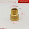4-Point Copper Male Elbow Tee Union with Internal/External Thread for Plumbing and Pipe Joint Accessories
