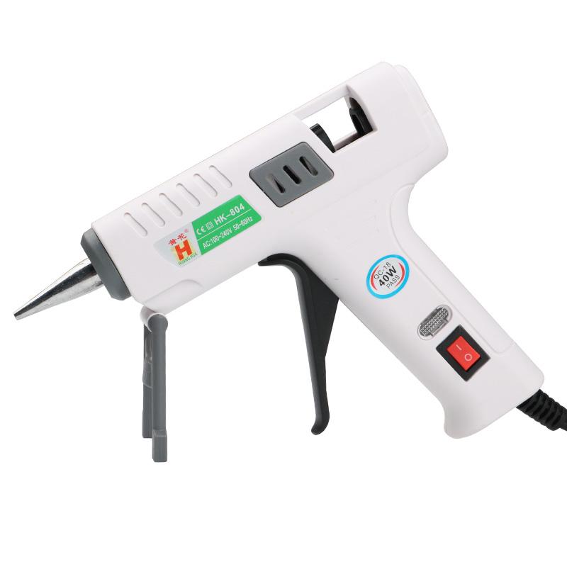 40W Yellow Flower Industrial Glue Gun for Crafts & Home Use - Fast-Melting, Child-Safe Hot Melt Glue Gun
