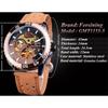 New Top Men's Watch Hollow Men's Automatic Mechanical Watch Casual Sports Belt Watch