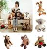 Wholesale Jungle Animal Plush Toy Cartoon Gorilla Lion Tiger Giraffe Stuffed Doll