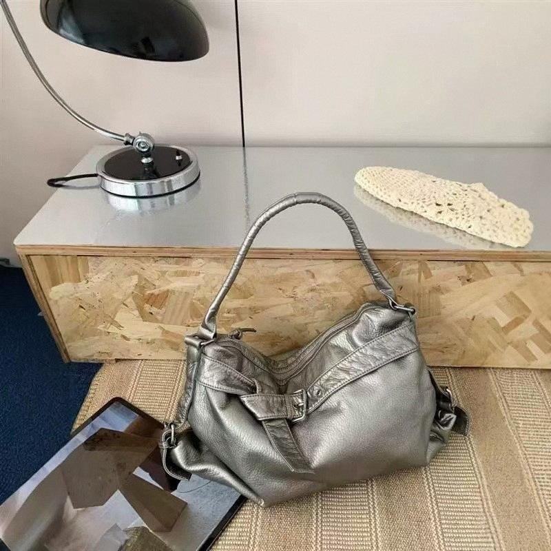 New Tote Bag Women's Large-capacity Pleated Lazy Underarm Shoulder Bag Women's Casual Versatile Women's Bag