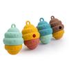 Silicone Dog Food Leakage Ball Bite Resistant Treat Dispensing Feeder Toy Pet Teething Cleaning Interactive Boredom Enrichment Toy