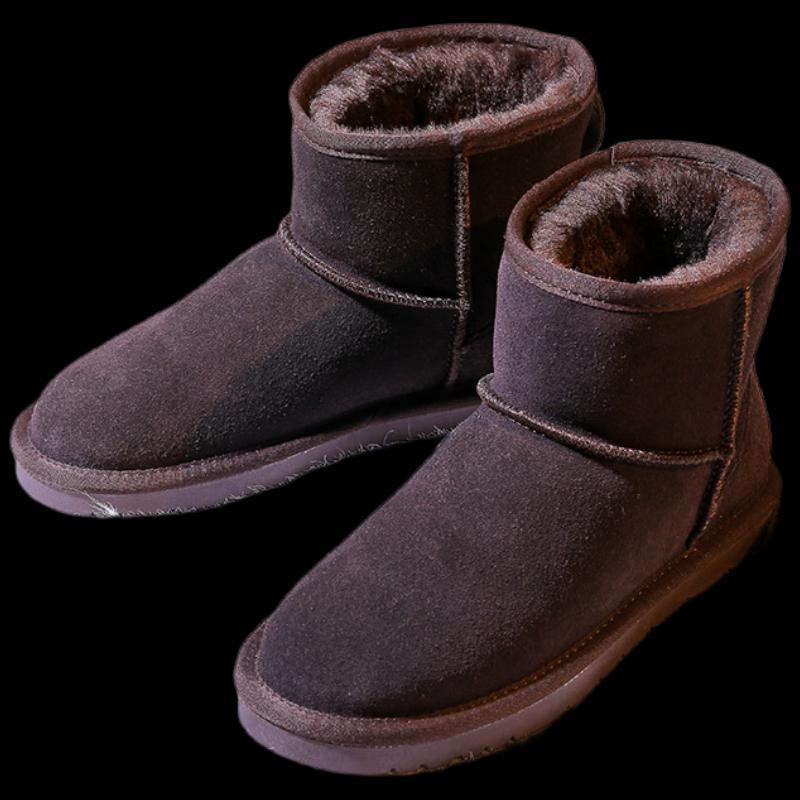 Shenbaolai Women s Short Winter Snow Boots