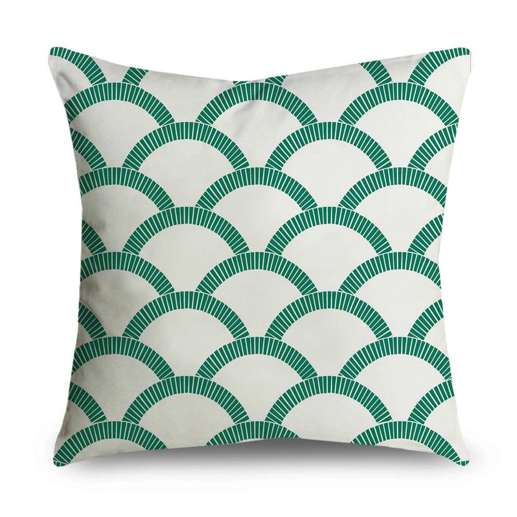 Green Pattern Decorative Pillowcase Bedding Home Decoration Cushion Pillowcase