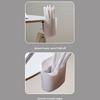 Durable Adjustable Desk Side Bag Hook With Pen Holder Plastic Pen Holder Desktop Load Bearing Hook
