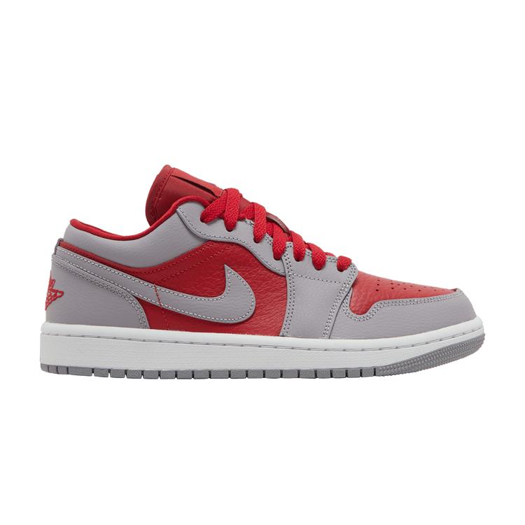 Wmns Air Jordan 1 Low SE 'Split - Gym Red Cement Grey'
