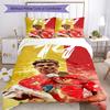 Lamine Yamal Soccer Star Number Bedding Set,Soft Bed Linen for Bedroom Home Decoration,Perfect Gift for Football Fans,Breathable Duvet Cover with Pill