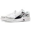 Li Ning Slip Resistant Abrasion Resistant Low top Skateboard Shoes Women's Black White AGCR470-2(Team285-)