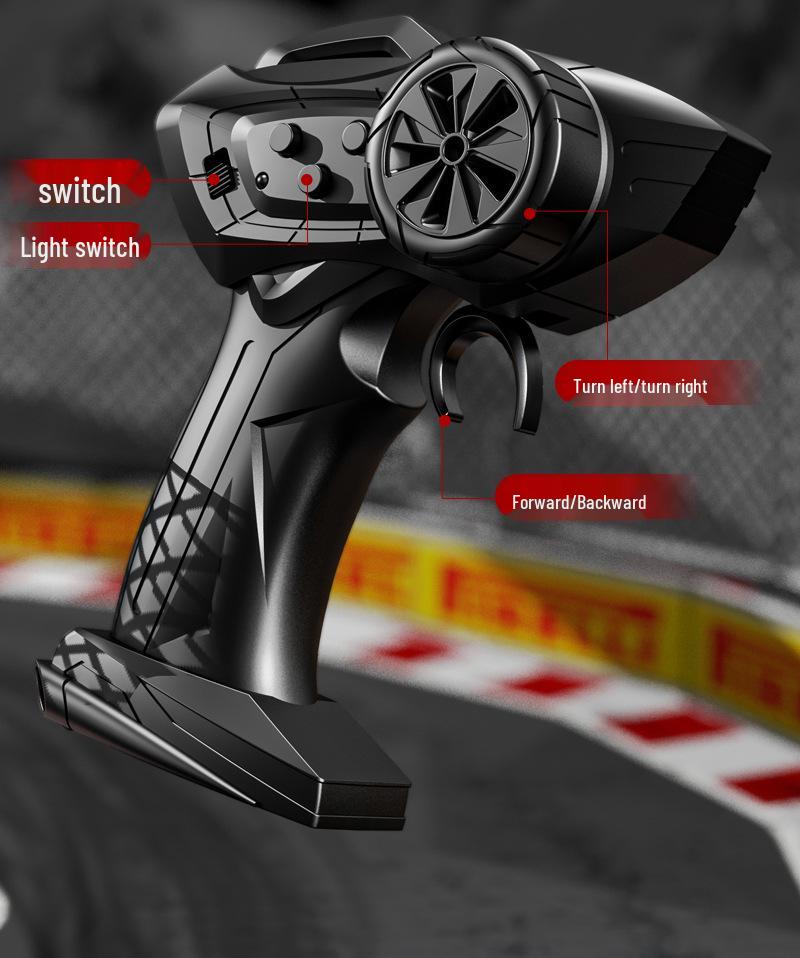 High-Speed RC Drift Car: 4WD Stunt Racing with Lights - Remote Control Toy