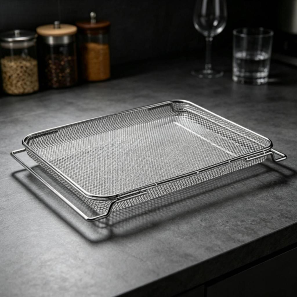 Air Fryer Oven Rack with Mesh Rust Resistant Replacement Baking Elevated