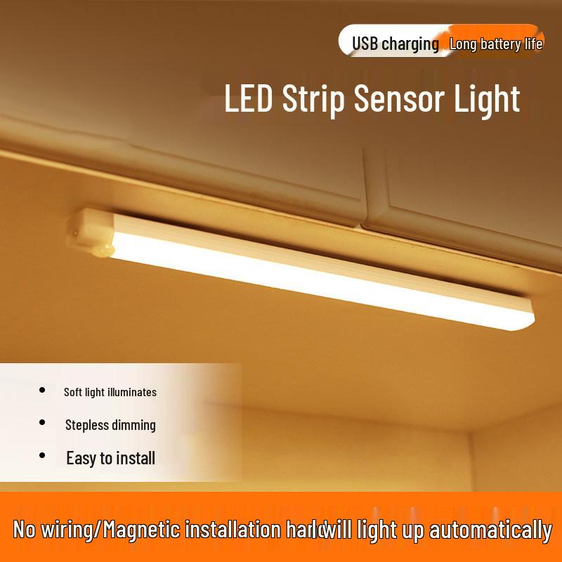 Wireless LED Night Light with Smart Human Sensor for Bedroom, Wardrobe, and Corridor