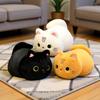 Fluffy Kitten Plush Toy Collection Black White Grey Yellow Cats Stuffed Animal Soft Cute Doll Boy Girl Kid Holiday Birthday Gift
