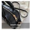 2024 Early Spring Solid Color Textured Square Handbag - Women's Versatile Shoulder & Crossbody Bag