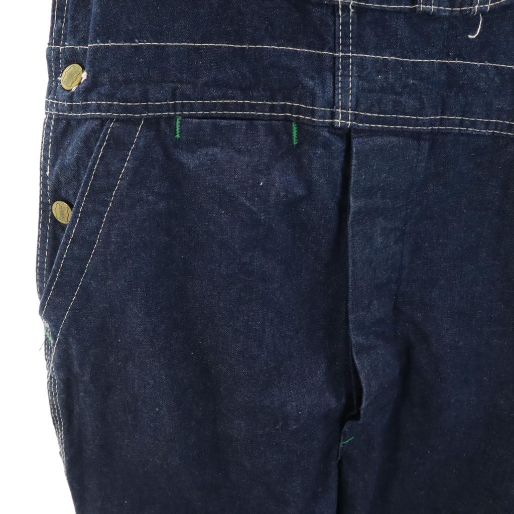 BIG SMITH Anii '80 '90 Fabricat în SUA Vechi salopetă din denim Albastru Indigo Pictor Femei Folosit