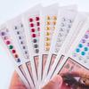 Decal Face Body Colored Rhinestone Festival Makeup Decor Temporary Tattoo Sticker Nail Art Charms