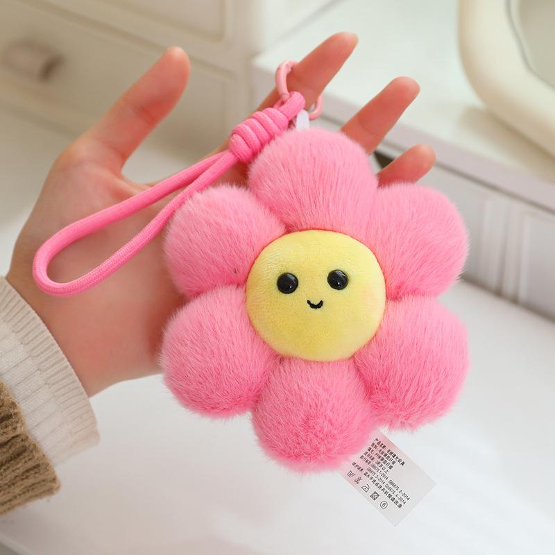 New Cute Gummy Flower Sunflower Pendant - Sweet Portable Style Women's Bag Charm