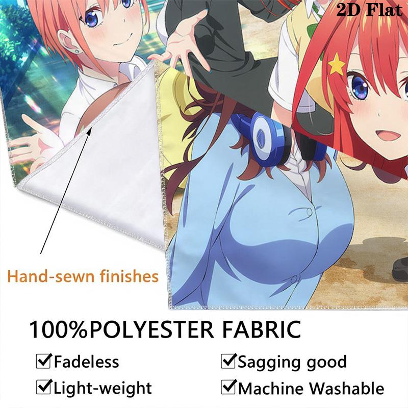 The Quintessential Quintuplets Pattern Home Decor Tapestry, Wall Hanging, Decorative RV Wall Cloth.DGT0925306