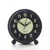 Simple Metal Luminous Alarm Clock Student Children Creative Small Alarm Clock Desktop Fluorescent Clock Bedside Table Clock