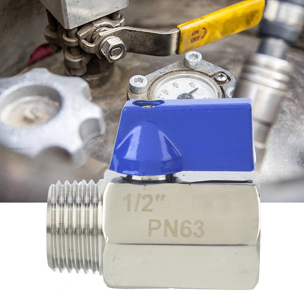 Edelstahl BSPP Innengewinde Außengewinde 2-Wege Absperrkugelhahn für Wasserrohranschluss(Geben Sie C ein)