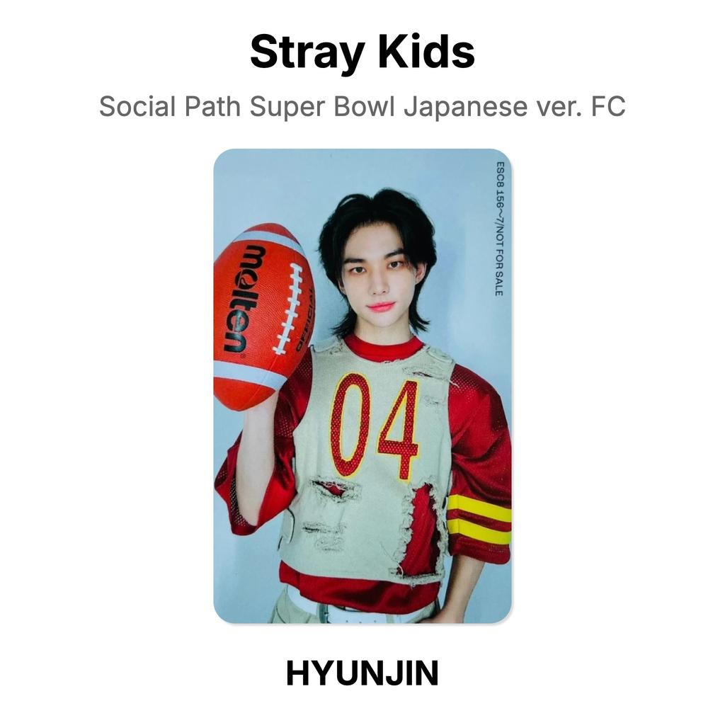 Stray Kids Social Path Super Bowl Japanese ver. FC Official Photocard