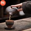 Hi Ceramic Antique Dead Wood Side Handle Teapot Portable Kettle Handmade Tea Pot Tea Cup Drinkware Kung Fu Tea Set
